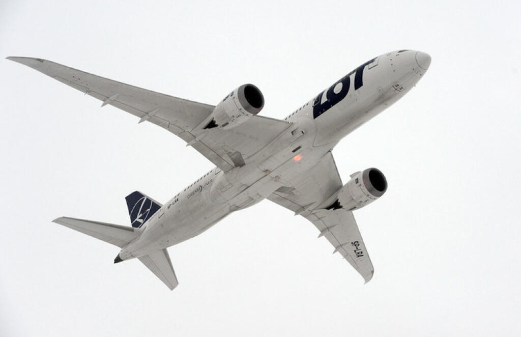 Boeing 787 Drealiner poľskej leteckej spoločnosti LOT.