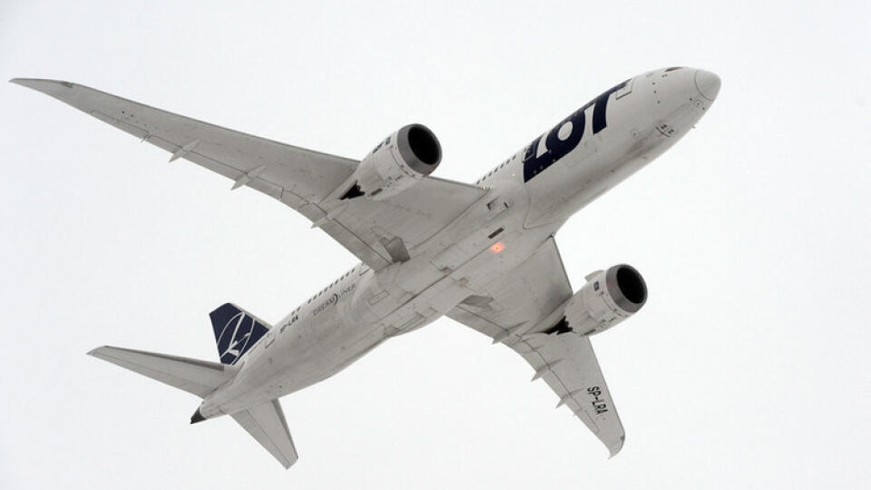Boeing 787 Drealiner poľskej leteckej spoločnosti LOT.