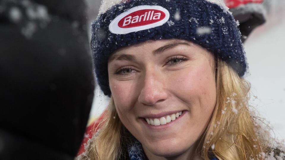 Svetový pohár AUDI FIS SKI 2018/19 v rakúskom Flachau. Vyhrala slovenská lyžiarka Petra Vlhová. Na snímke je američanka Mikaela Shiffrin.