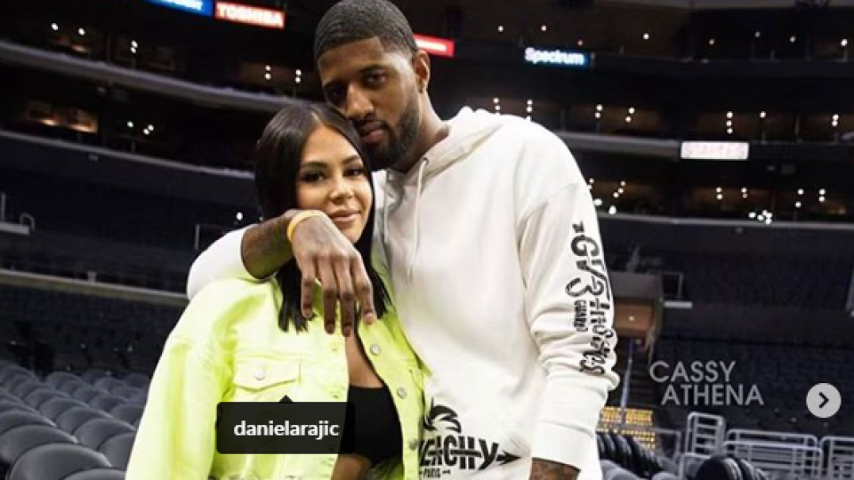 Basketbalista Paul George so svojou súčasnou partnerkou Danielou