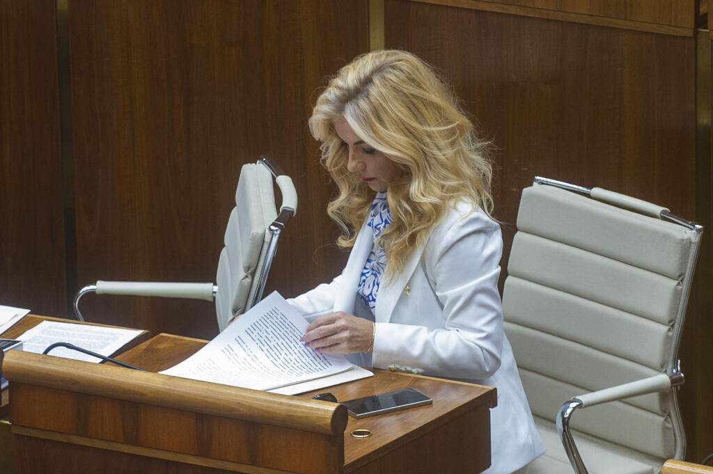Na snímke ministerka kultúry SR Martina Šimkovičová