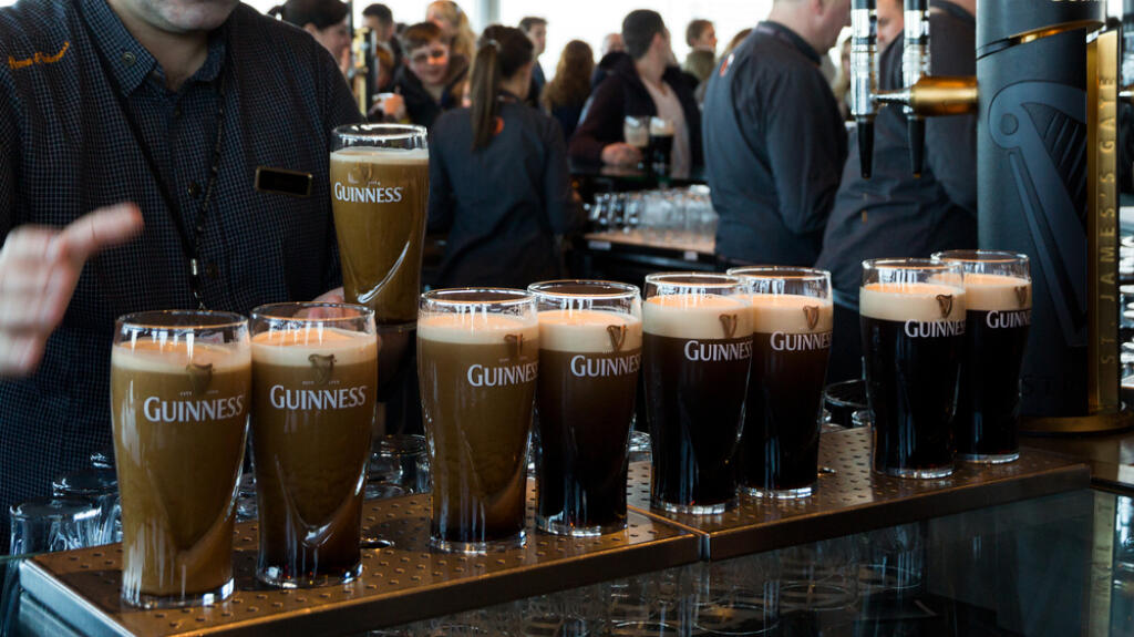 Dublin,,Ireland,-,Feb,15,,2014:,Pints,Of,Beer,Are