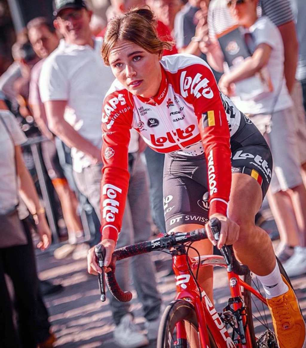 Moonenová strávila časť kariéry v tíme Lotto-Soudal Ladies.