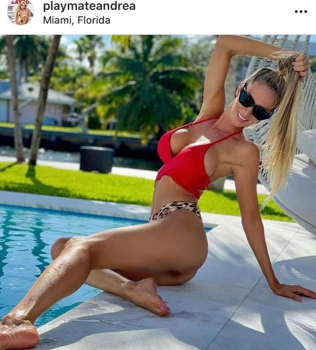 Bývalá playmate Andrea Járová.