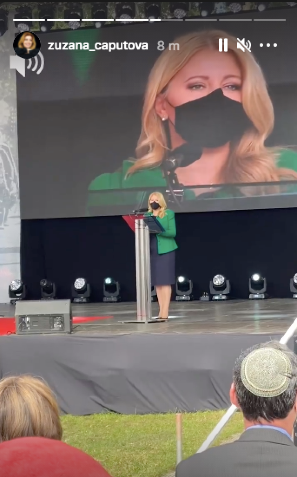 Prezidentka Zuzana Čaputová sa z osláv SNP prihovorila krásnym prejavom.
