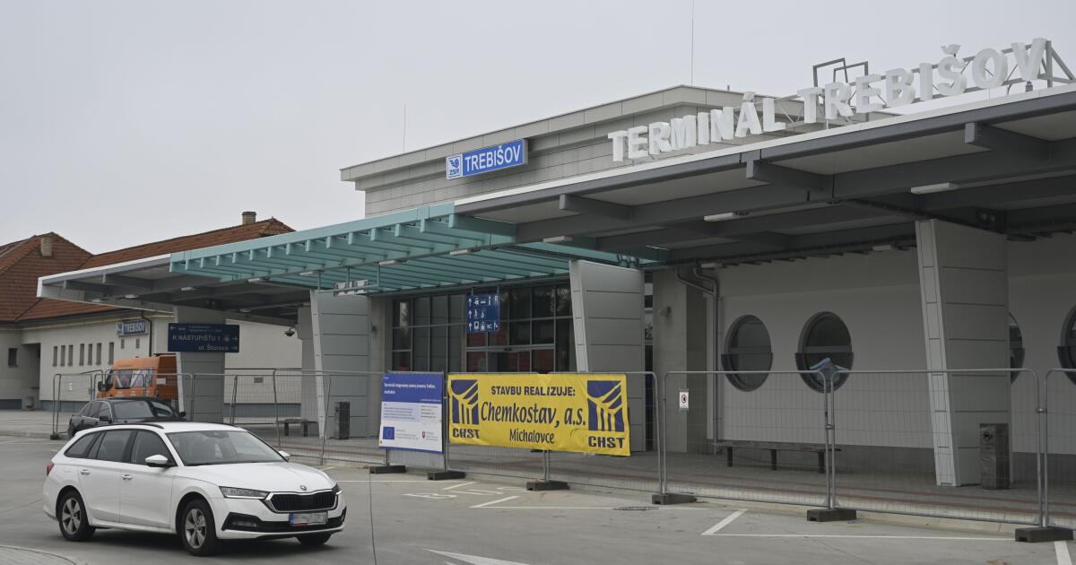 Le terminal de transport intégré de Trebišov a été remis.