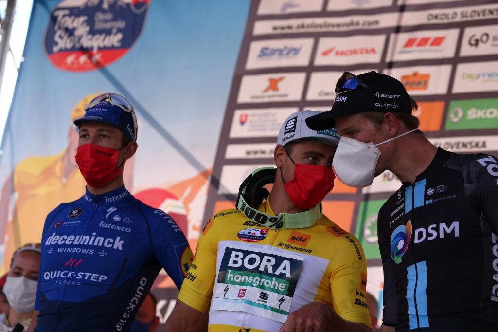 Peter Sagan počas dnešných pretekov Okolo Slovenska
