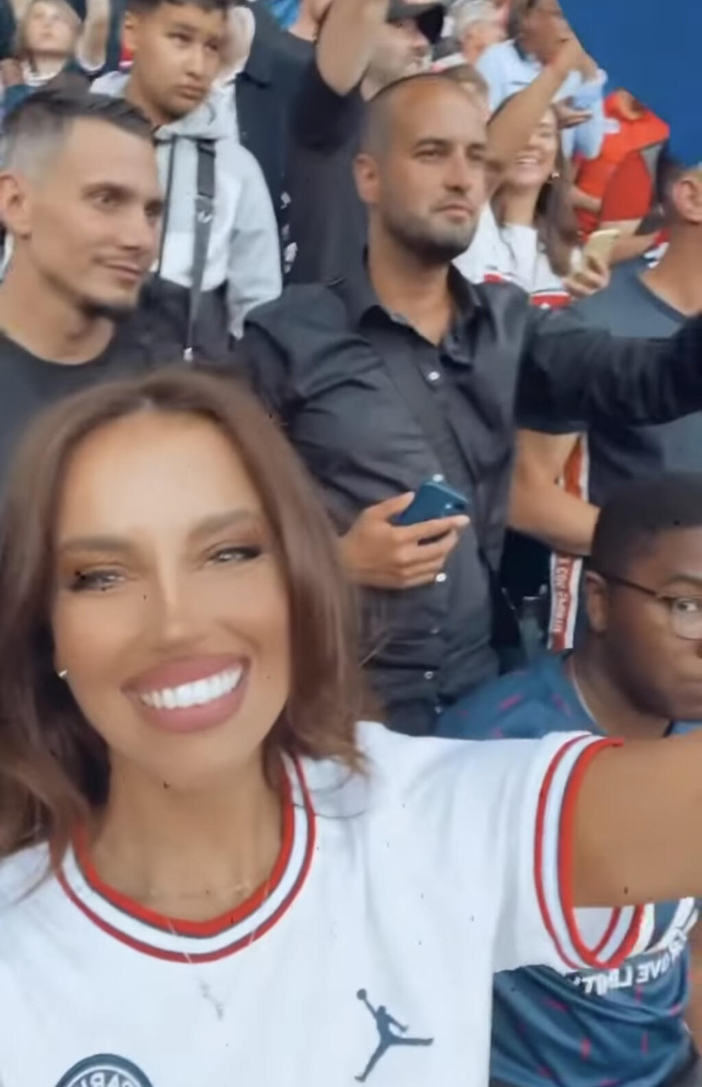 Sexi slovenská moderátorka bola na zápase PSG stredobodom pozornosti.