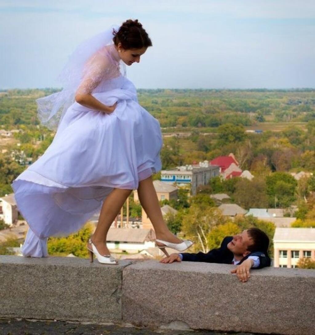 Прикольная невеста