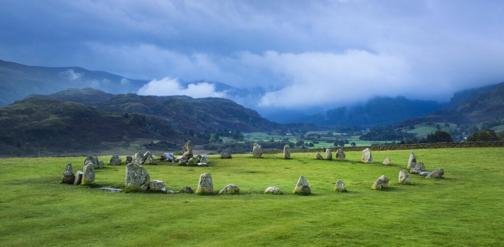 Castlerigg,Stone,Circle,,Bronze,Age,Prehistoric,Monument,Near,Keswick,,English