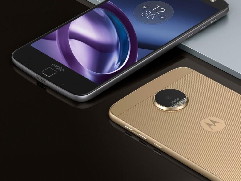 Moto Z black gold