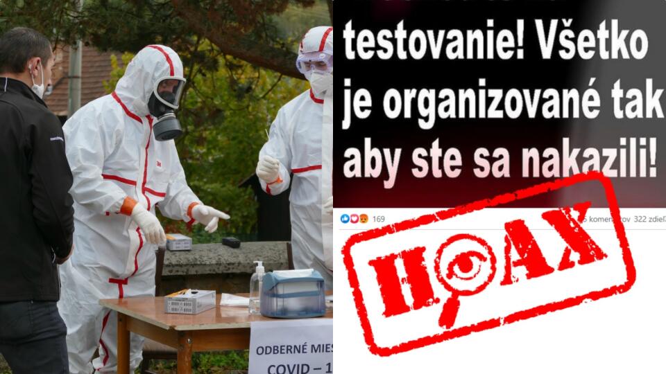 Celoplošné testovanie HOAX.