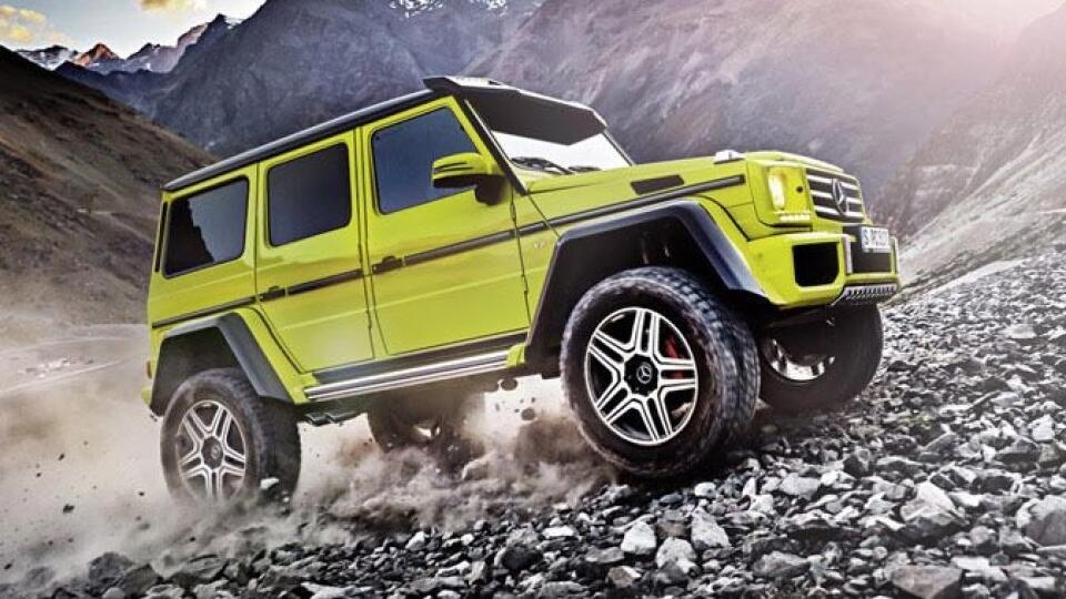 Mercedes G500 4x4 na druhú