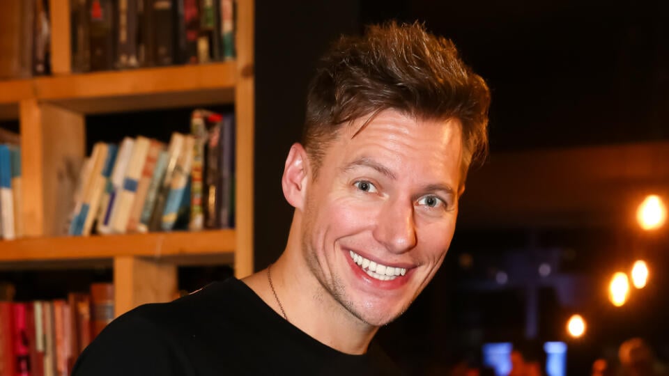 Mediálna párty televízie JOJ v jednom z Bratislavských podnikov. Na snímke Thomas Puskailer.