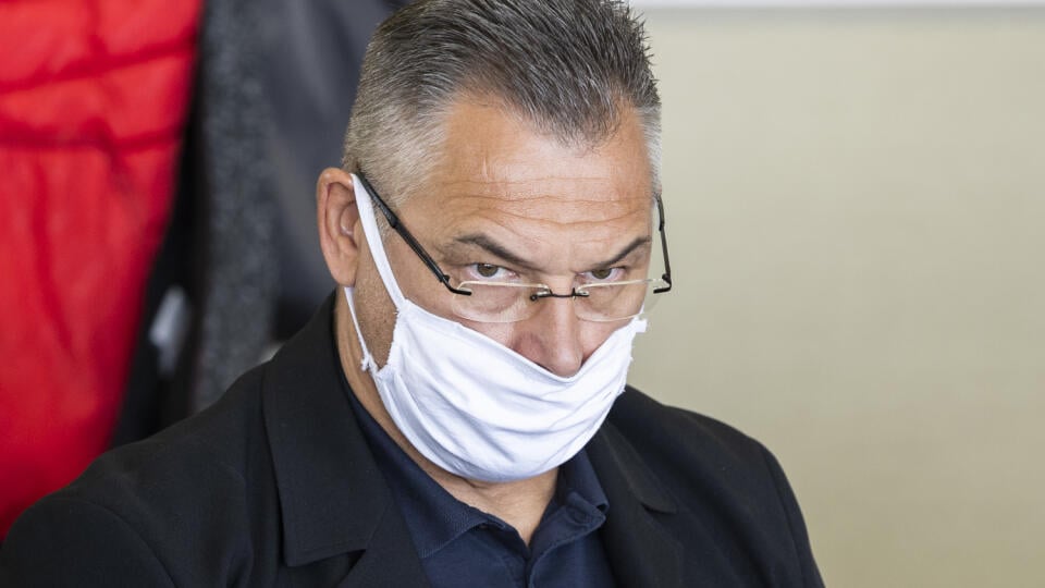 Na snímke riaditeľ Sekcie programu STV Marek Ťapák počas mimoriadneho rokovania Rady Rozhlasu a televízie Slovenska (RTVS) v Bratislave 27. mája 2020. FOTO TASR - Jaroslav Novák