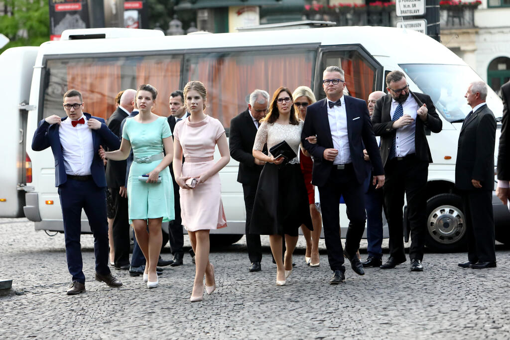 Na snímke príchody a recepcia po inaugurácii novej prezidentky SR Zuzany Čaputovej v Redute.