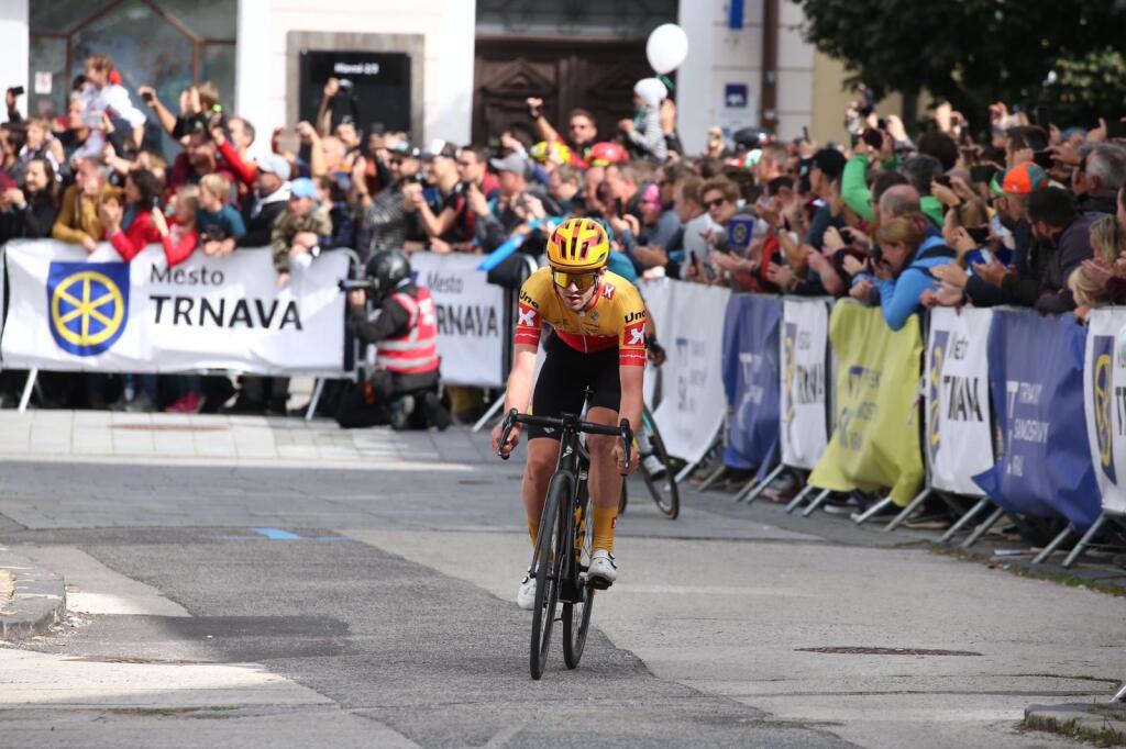 Peter Sagan počas dnešných pretekov Okolo Slovenska