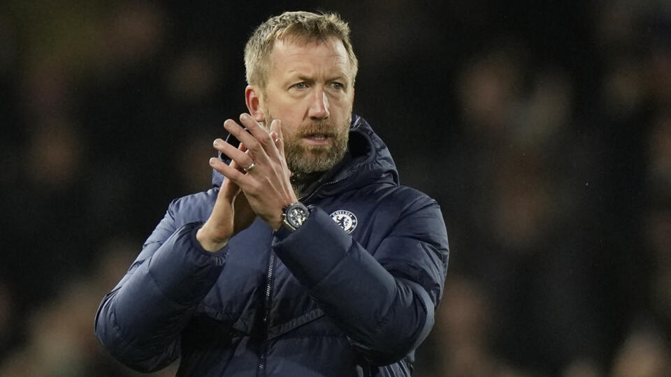 Tréner Chelsea Londýn Graham Potter .