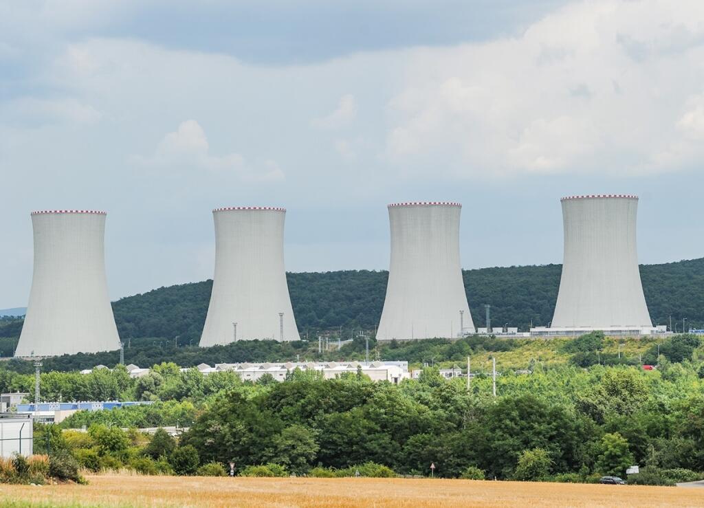 Pohľad na Atómové elektrárne v Mochovciach