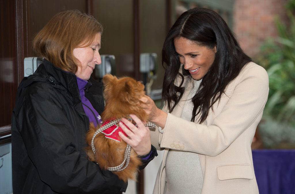 LONDON, ENGLAND - JANUARY 16: Meghan, the Duchess of Sussex meets