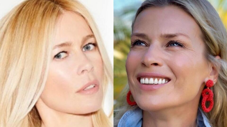 Claudia Schiffer a Daniela Peštová