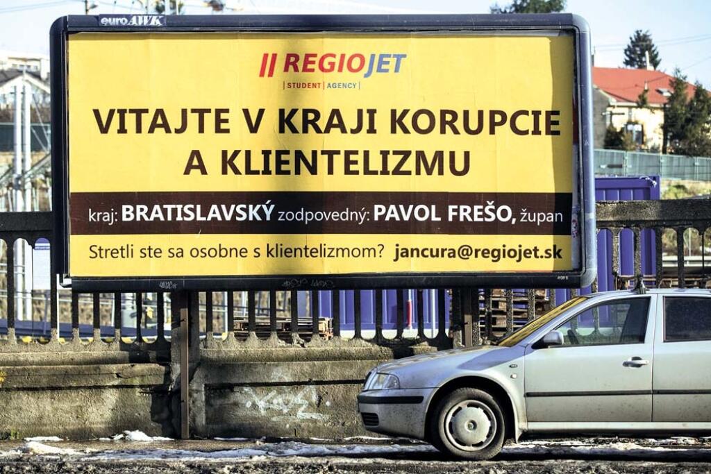 REGIOJET: BilbordovŠ kampaÚ