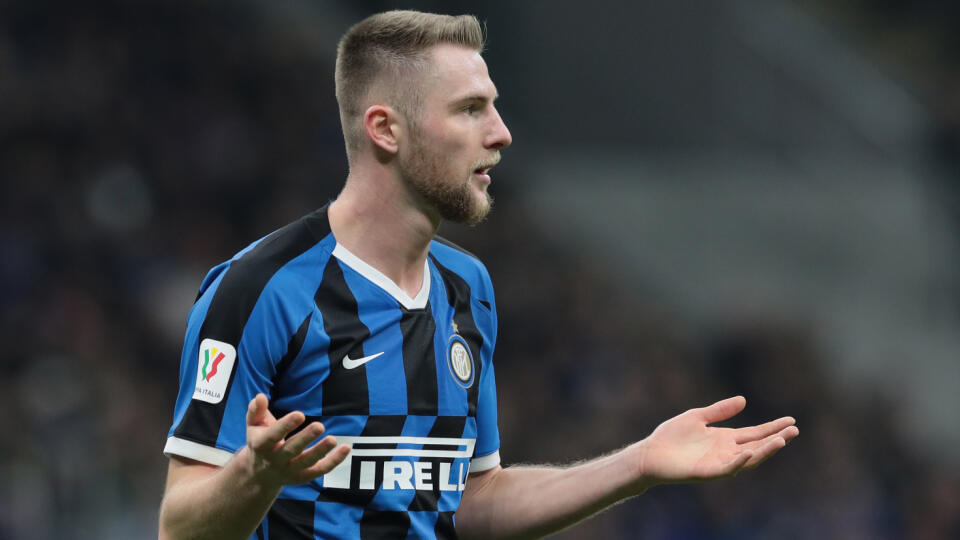 Milan Škriniar v drese Interu Miláno.