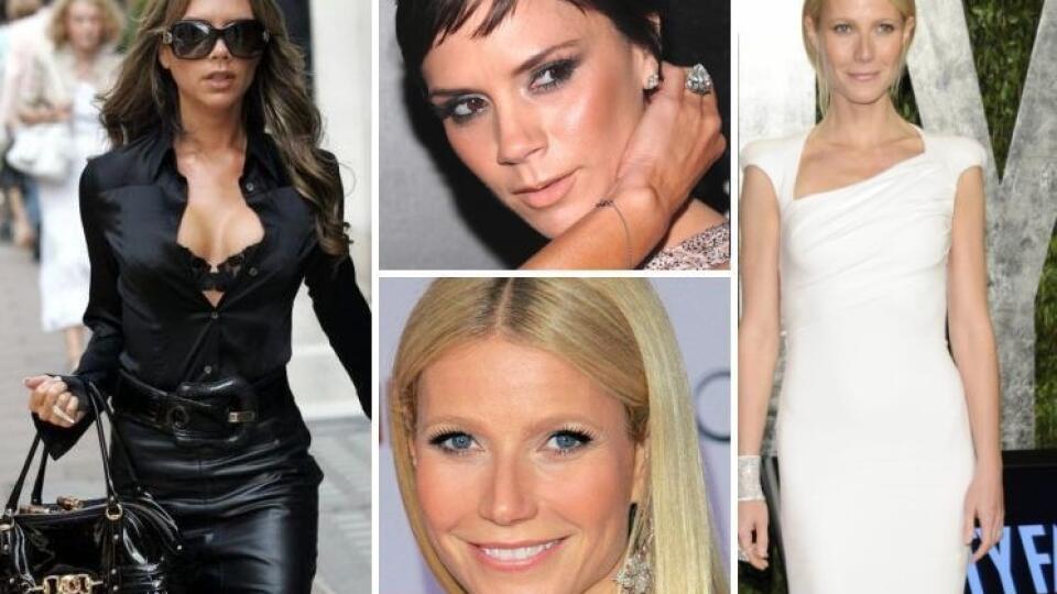 Gwyneth Paltrow aj Victoria Beckham používajú