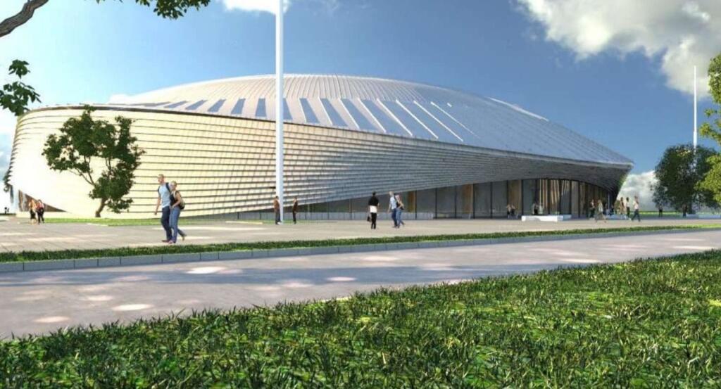 Vizualizácia olympijskej haly