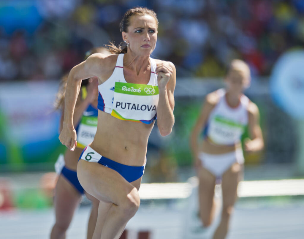 Na snímke slovenská bežkyňa Iveta Putalová v rozbehu na 400 metrov počas XXXI. letných olympijských hier v brazílskom Rio de Janeiro 13. augusta 2016.