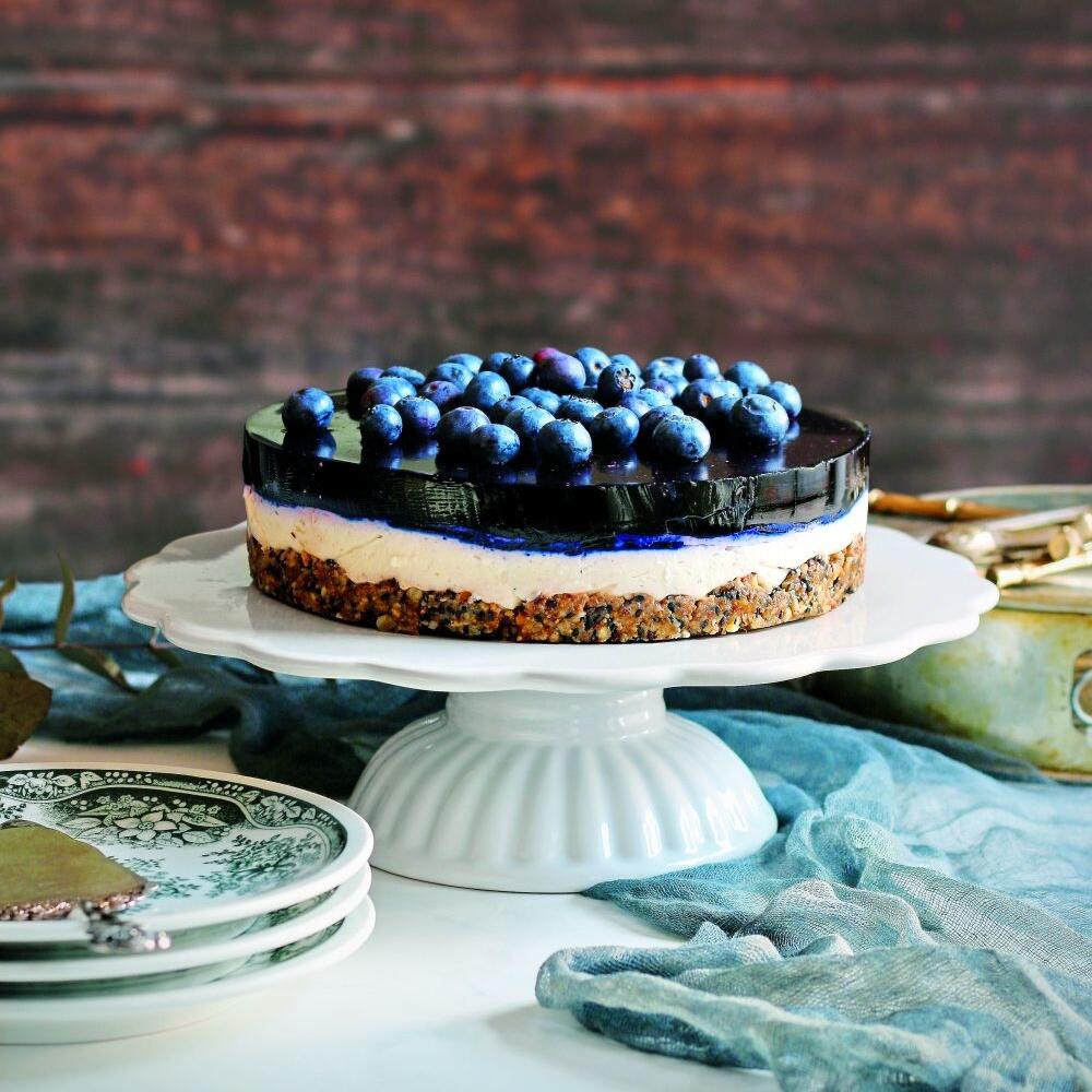 Čučoriedkovo-kokosový cheesecake: Jemný a vypiplaný