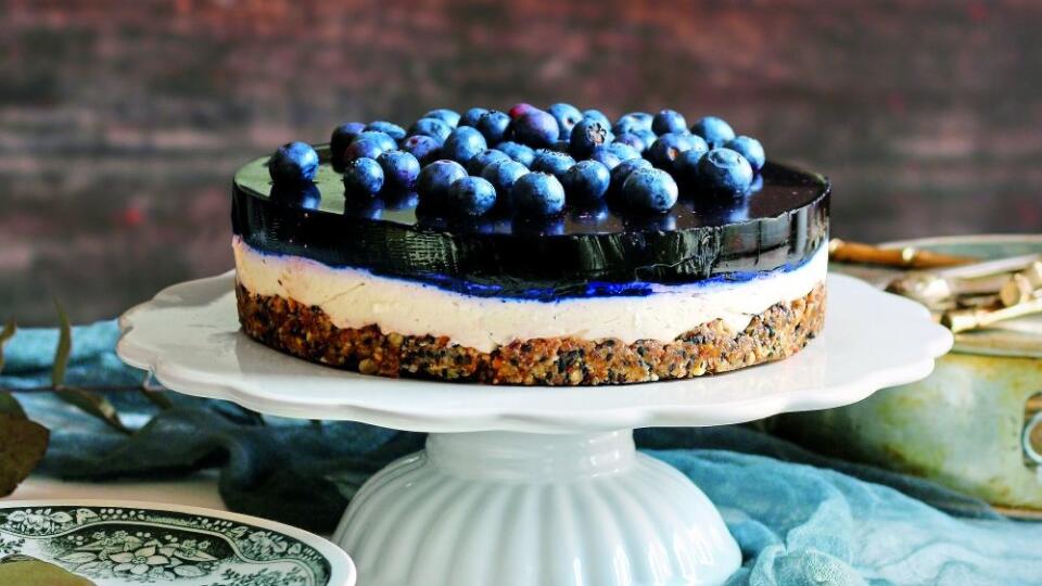 Čučoriedkovo-kokosový cheesecake: Jemný a vypiplaný
