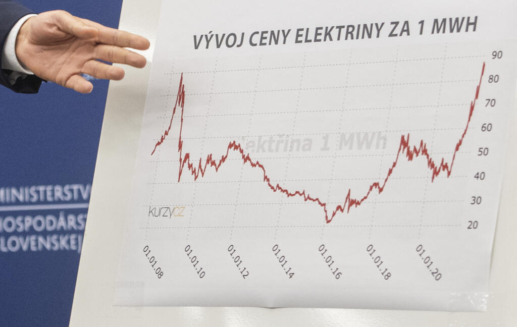 Na snímke minister hospodárstva SR Richard Sulík (SaS) počas tlačovej konferencie na tému Ceny elektriny v Bratislave v piatok 27. augusta 2021. FOTO TASR - Martin Baumann