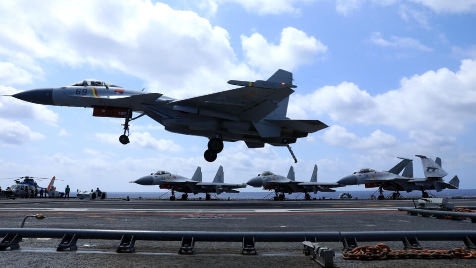 PLA Navy Drill At Sea