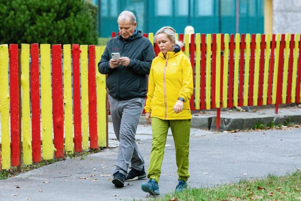Michaela Čobejová obdivovala Ladislava Chudíka nielen ako skvelého umelca, ale aj ako príjemného a ústretového človeka. Na zábere so svojim manželom, dizajnérom Ivanom.