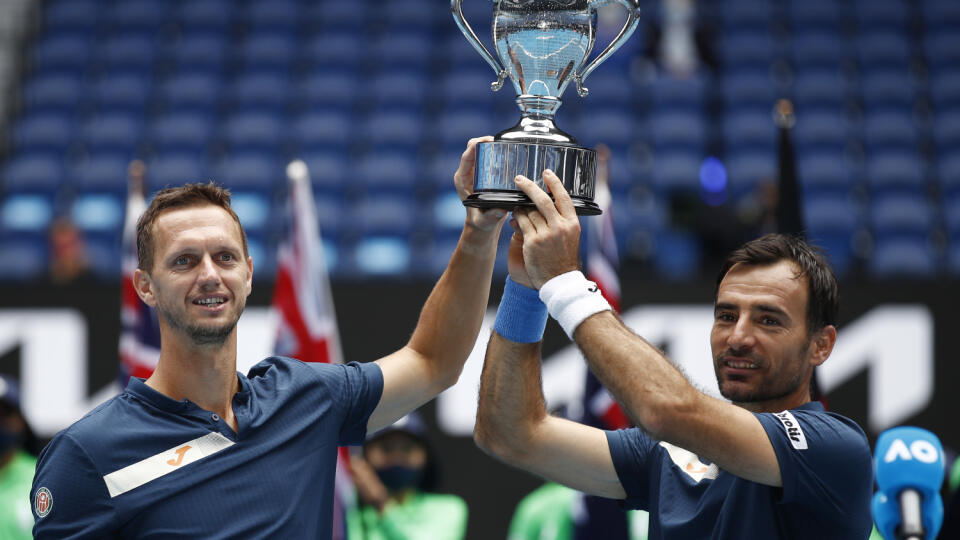 Filip Polášek a Ivan Dodig vyhrali Australian Open.