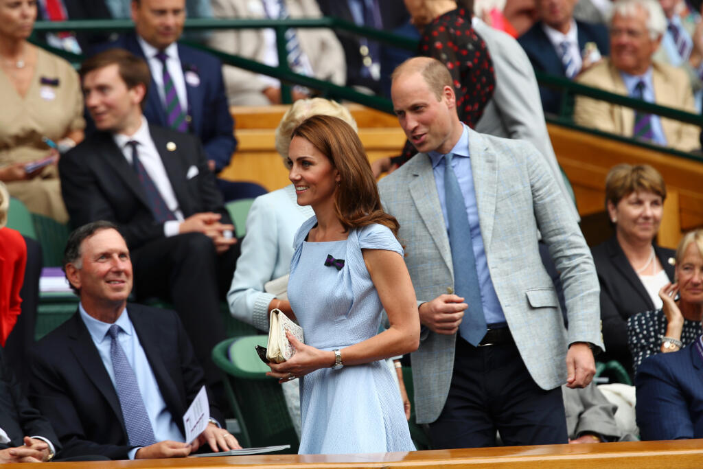 Finále Wimbledonu si nenechala ujsť ani vojvodkyňa Kate, ktorá prišla s manželom - princom Williamom.