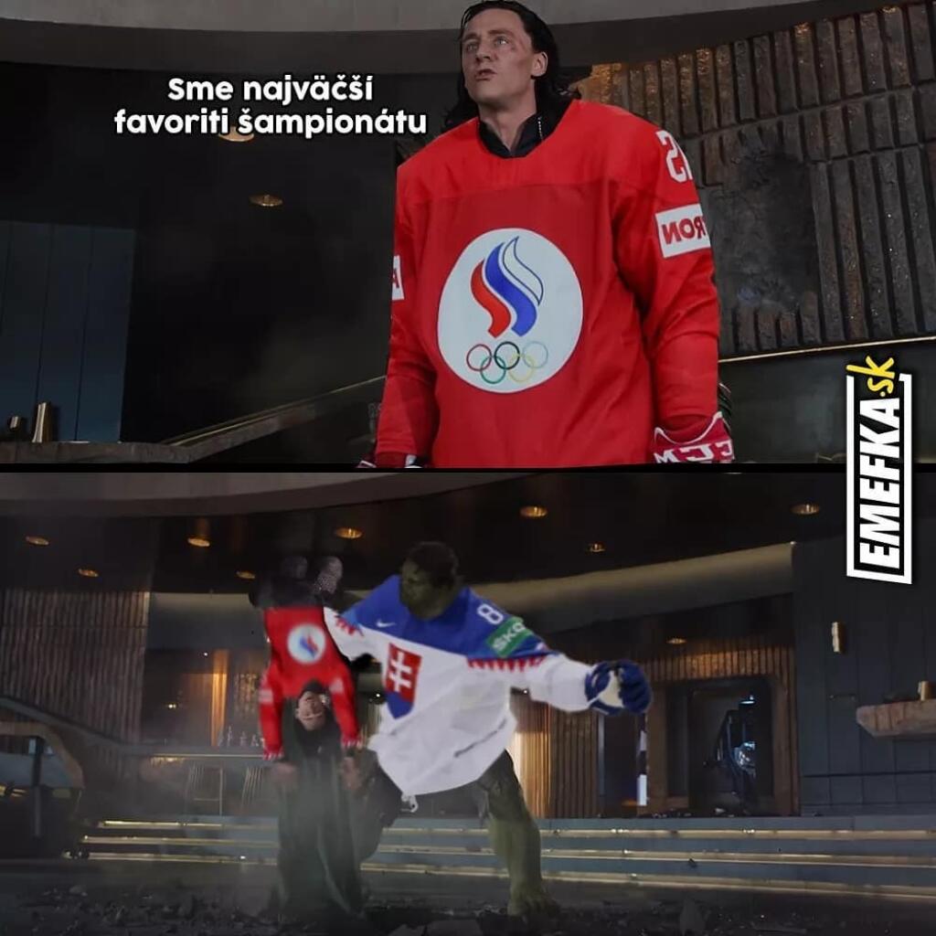 Slovenskí hokejisti zdolali favorizovaných Rusov a satirické stránky vychrlili množstvo vtipov.