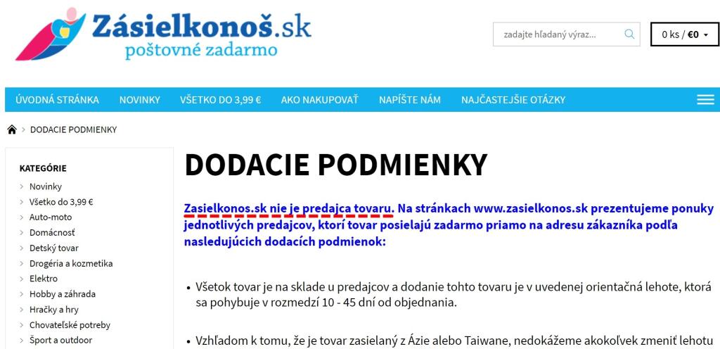 Inšpekcia varuje pred eshopom, ktorý loví zákazníkov na čínsky tovar