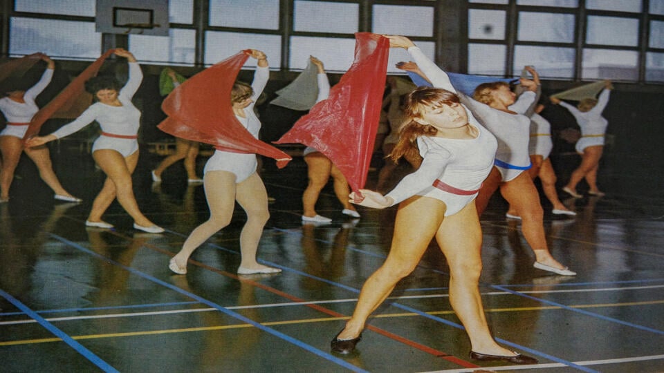 Reprotofografia z publikácie Česko-slovenská spartakiáda 1985.