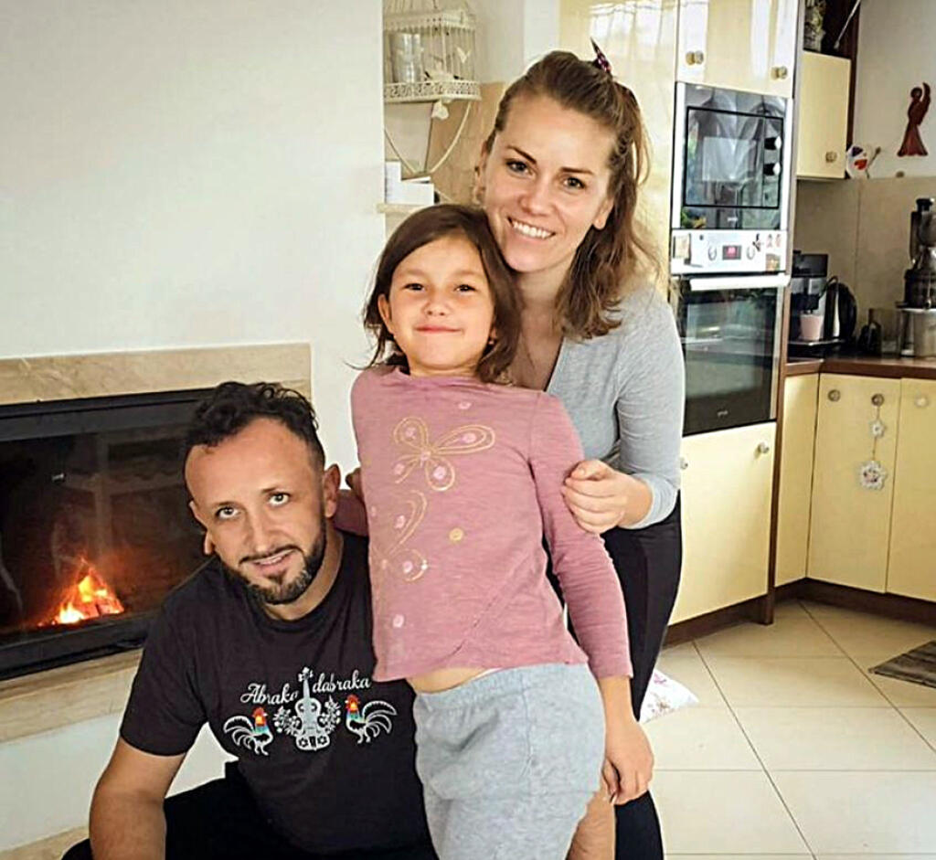 Ondrej Kandráč s manželkou a dcérou