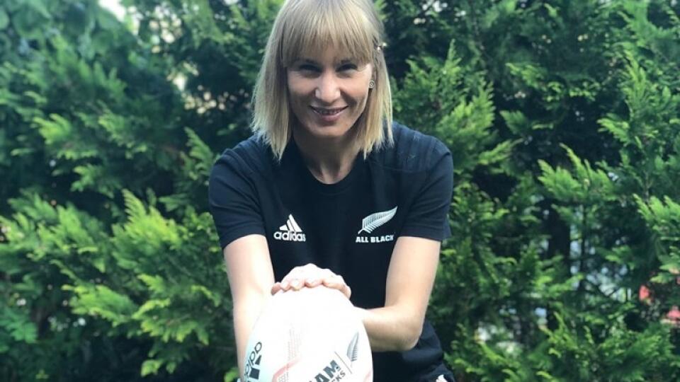 Anastasia Kuzzminová fandí rugby