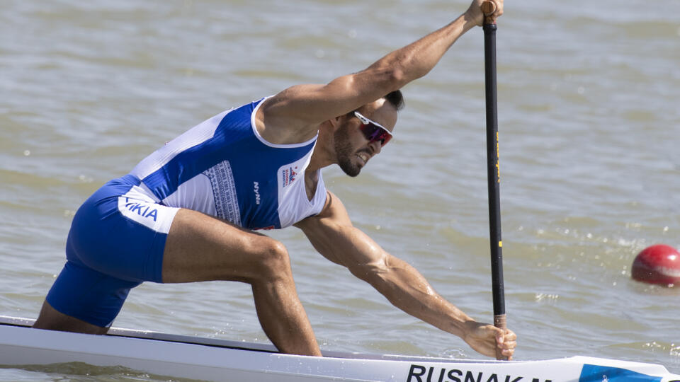 Slovenský reprezentant v rýchlostnej kanoistike Matej Rusnák.