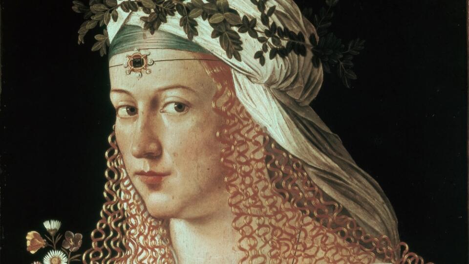 Bartolomeo Veneto, Kurtisane als Flora