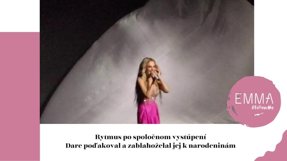 Rytmusova ďakovačka Dare počas koncertu v O2 aréne!