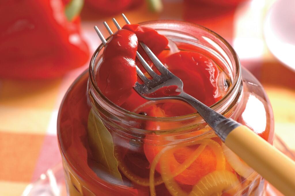 Červená paprika v oleji
