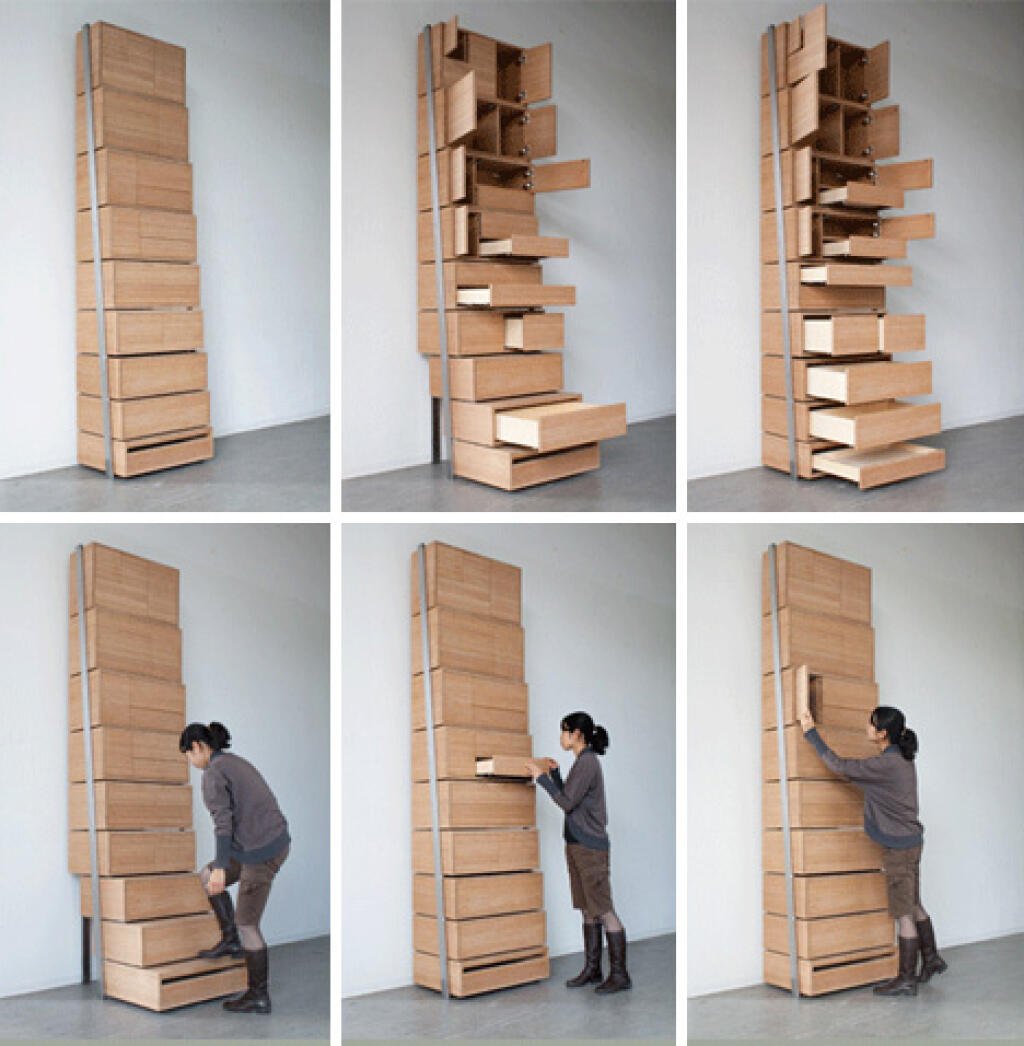 лестница для высоких шкафов