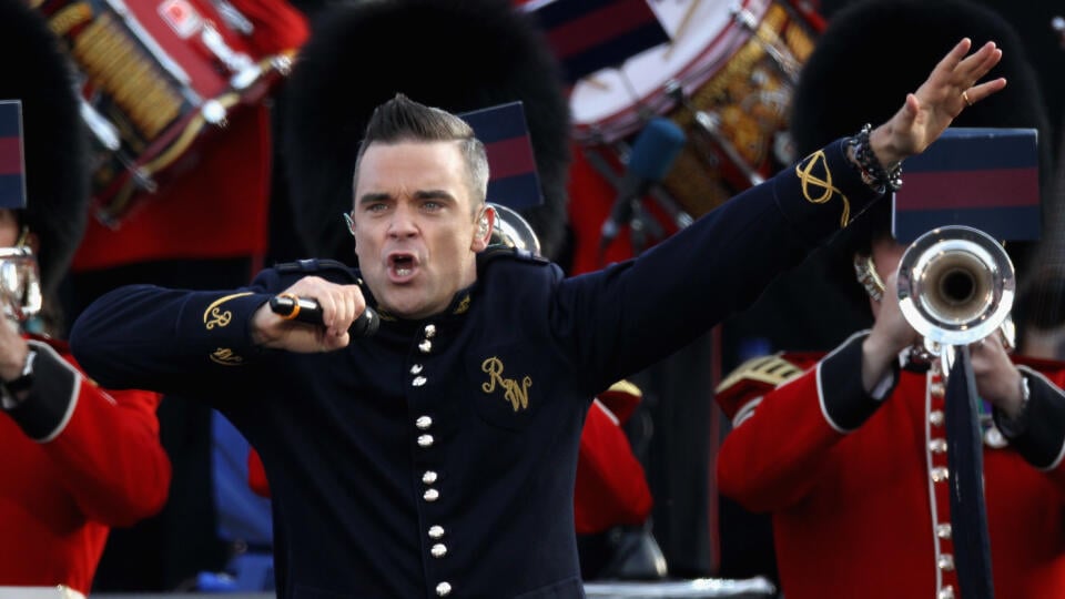  Robbie Williams bol v hoteli aj so svojou manželkou.