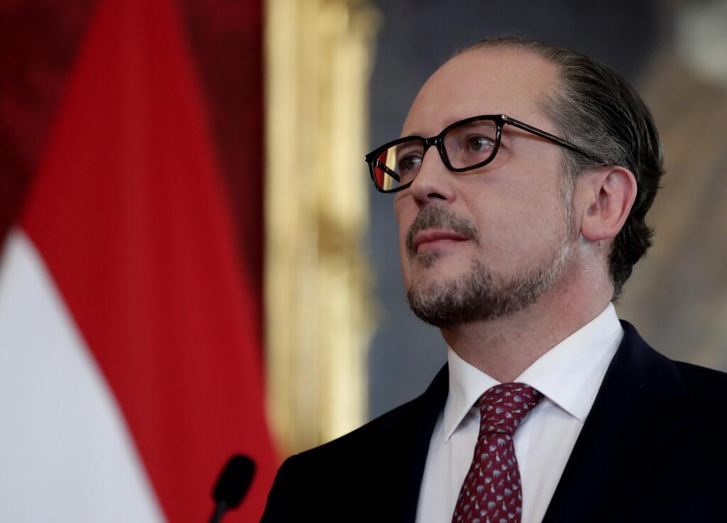 Na snímke rakúsky spolkový kancelár Alexander Schallenberg. FOTO TASR/AP