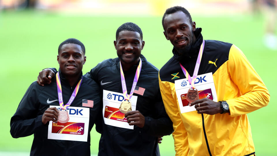 Christian Coleman, Justin Gatlin, Usain Bolt